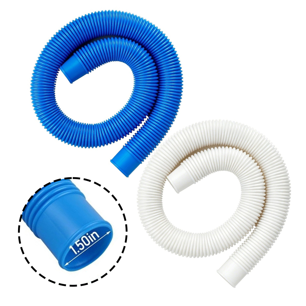 Flexible Hose Braided - 38mm 1m PE Pool Hose Leak