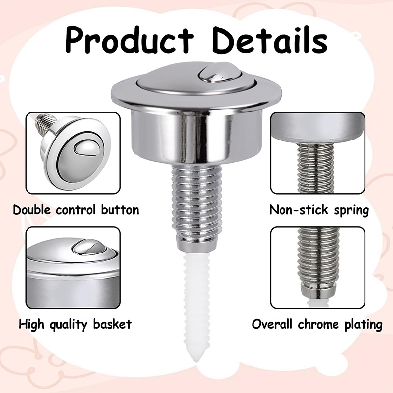 Dual Flush Toilet Button Flush - đánh giá và giá Toilet Fill Valve