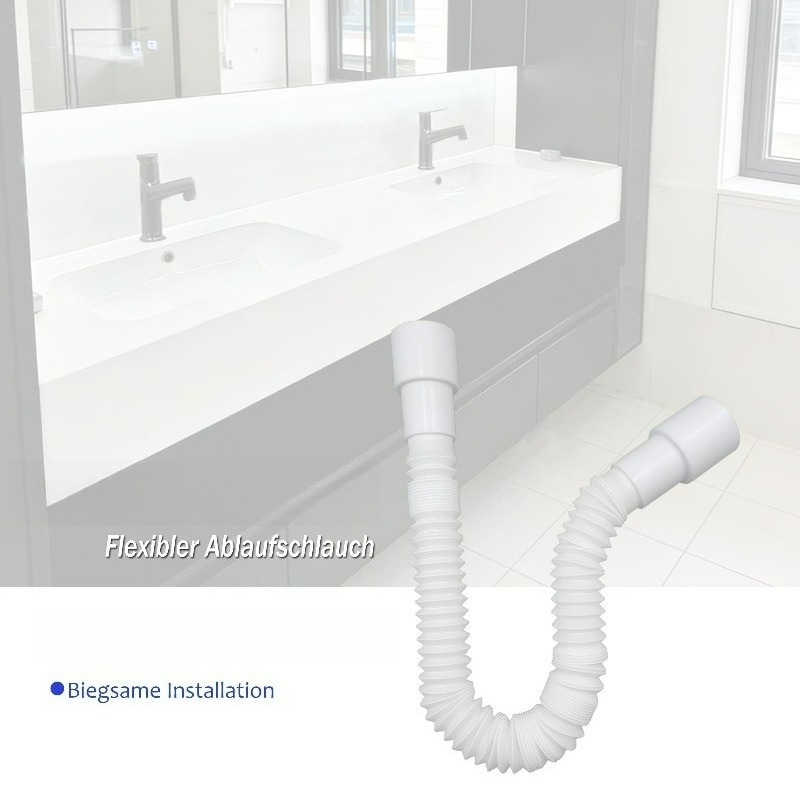 Flexible Drain Pipe for Kitche - đánh giá và giá Flexible Hose Braided