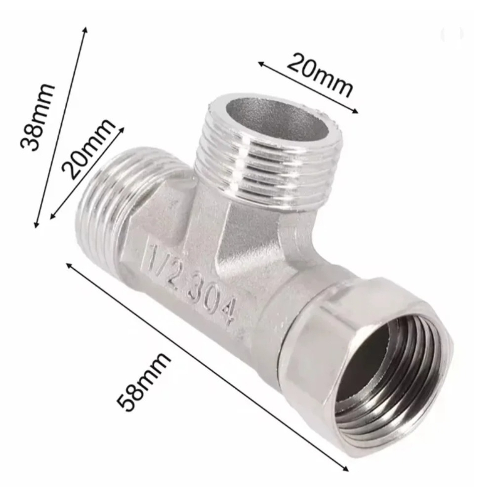 G1/2 Stainless Steel T Adapter - đánh giá và giá Shower Valve Cartridge