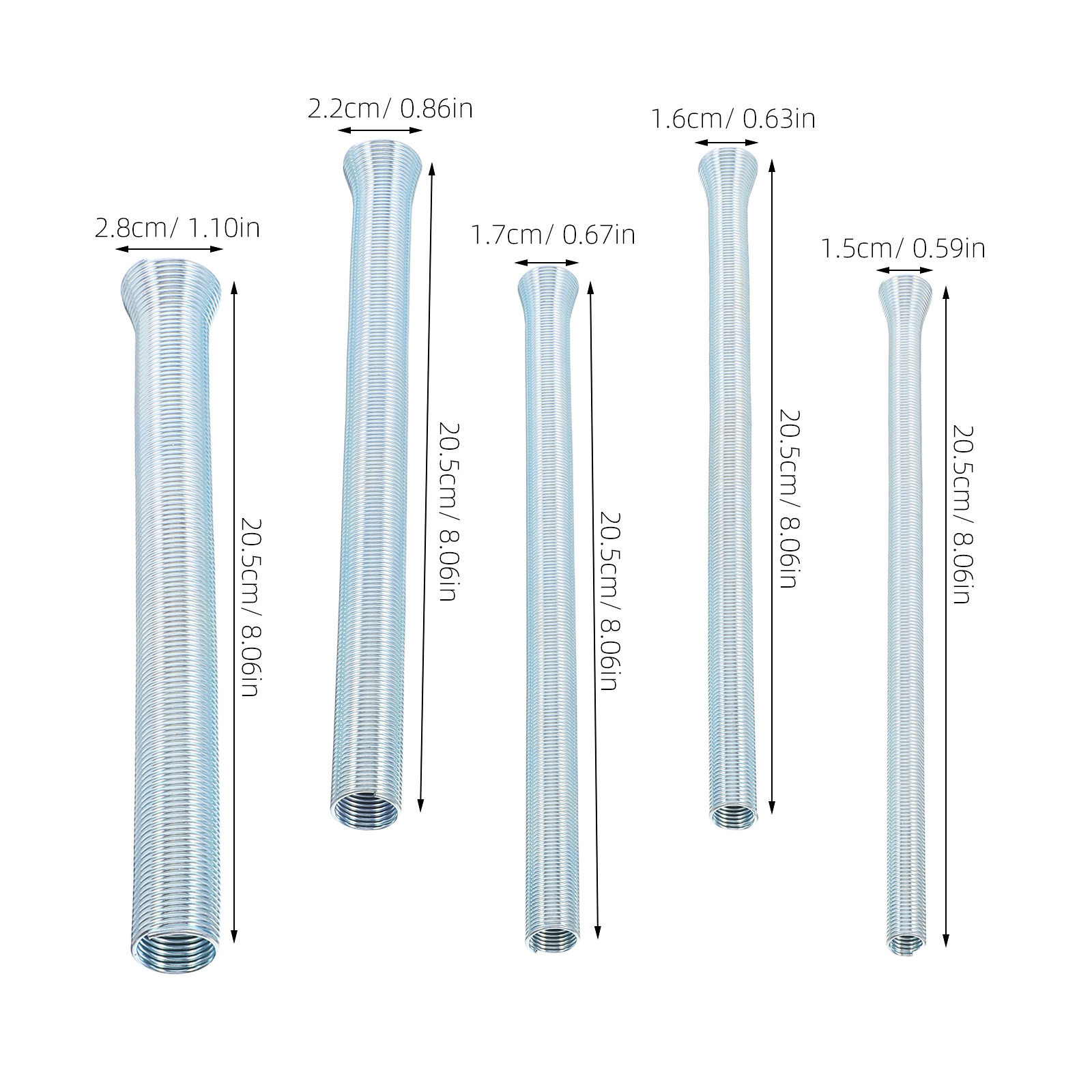5Pcs Spring Tubing Bender Kit  - đánh giá và giá Pipe Bending Spring